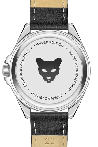 Leren Quartz Horloge - Zwart