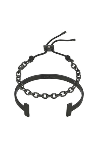 2 armbanden - Zwart