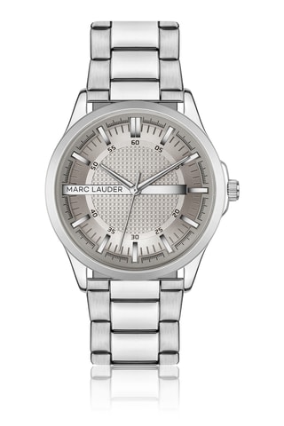 Metalen Quartz Horloge - Zilverkleurig
