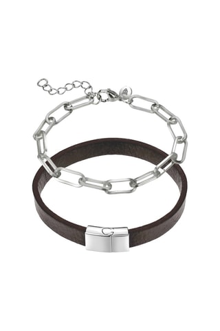 2 armbanden - Leer