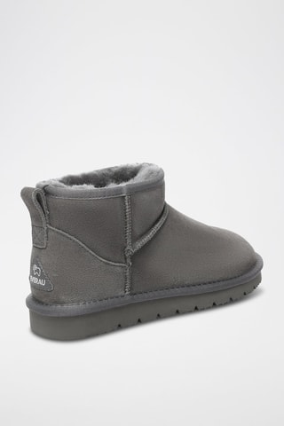 Gevoerde Nubuck Enkellaarzen Finch  - Grijs