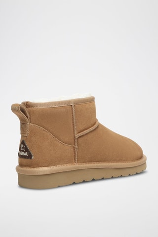 Gevoerde Nubuck Enkellaarzen Finch  - Bruin
