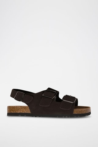 Sandales en nubuck Flame - Marron
