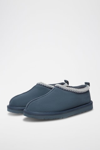 Sabots fourrés en nubuck Wigeon - Bleu
