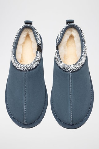 Sabots fourrés en nubuck Wigeon - Bleu