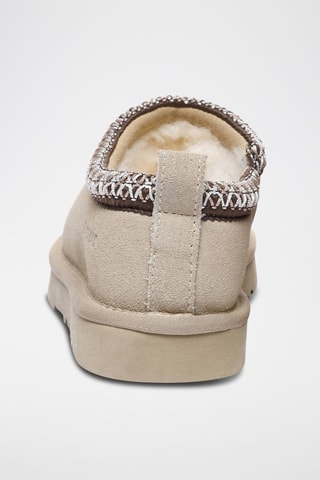 Gevoerde Nubuck Pantoffels Wigeon  - Beige