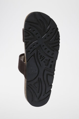 Mules en nubuck Scarlet - Marron
