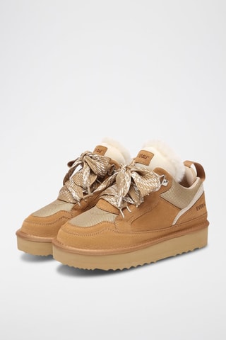 Nubuck Sneakers Papuan  - Bruin
