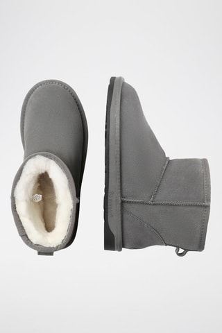 Gevoerde Nubuck Enkellaarzen Emu  - Grijs