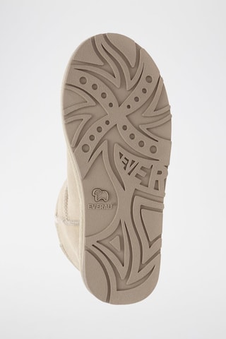 Gevoerde Nubuck Enkellaarzen Emu  - Beige