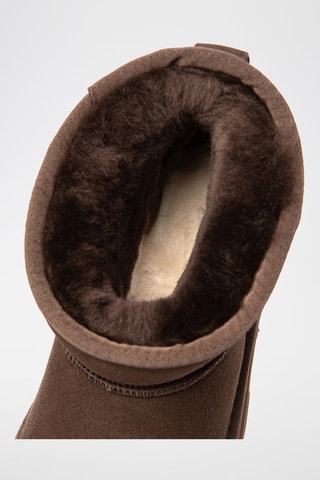 Gevoerde Nubuck Platform Enkellaarzen Dusky  - Bruin