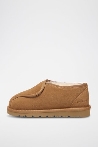Slip-on fourrés en nubuck Swiftlet - Marron