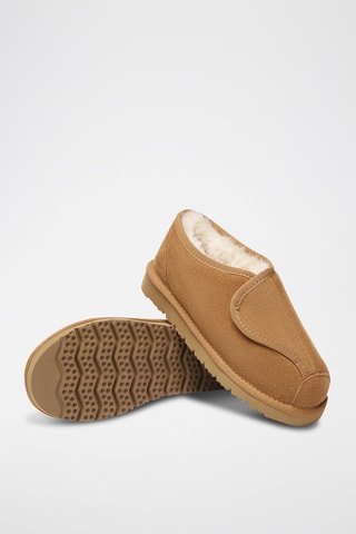 Slip-on fourrés en nubuck Swiftlet - Marron