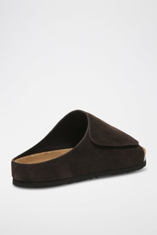 Mules en nubuck Jacky - Marron
