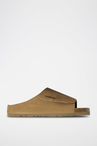 Mules en nubuck Jacky - Marron