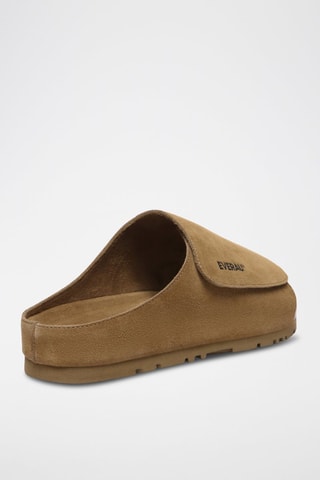 Mules en nubuck Jacky - Marron