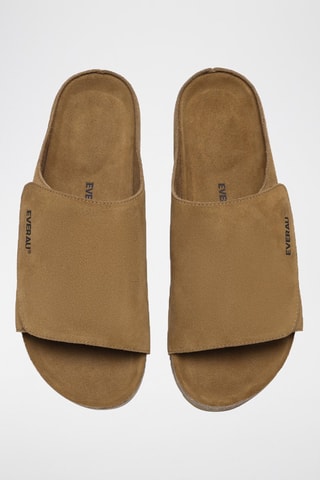 Mules en nubuck Jacky - Marron