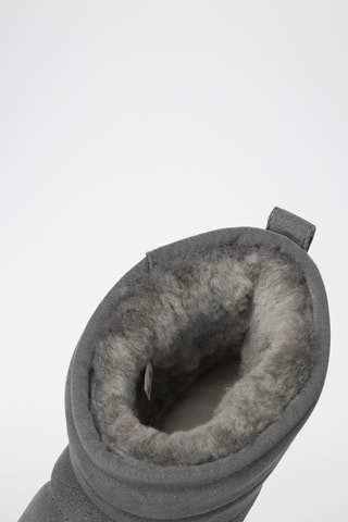 Gevoerde Nubuck Enkellaarzen Thornbill  - Grijs