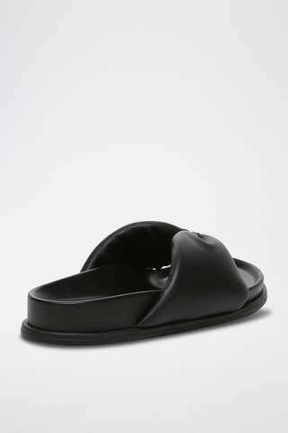Sandales en cuir Bubble - Noir