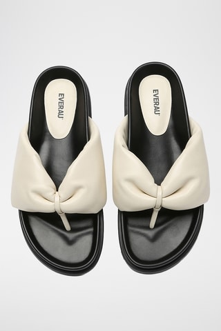Sandales en cuir Bubble - Beige