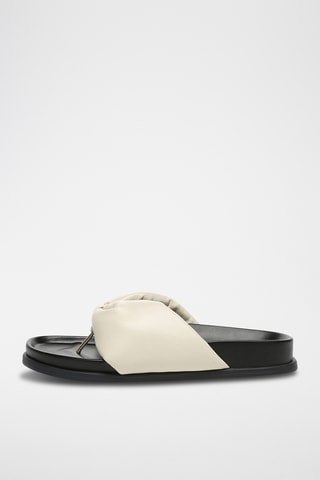 Sandales en cuir Bubble - Beige