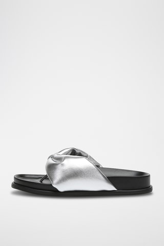 Sandales en cuir Bubble - Argenté