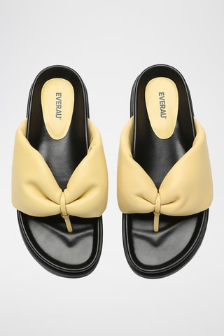 Sandales en cuir Bubble - Jaune
