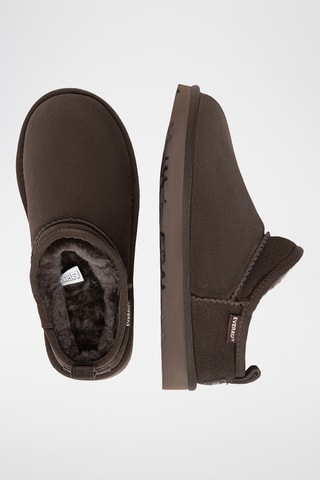 Mules en nubuck Quail - Marron