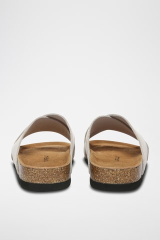 Mules en cuir Croia - Beige
