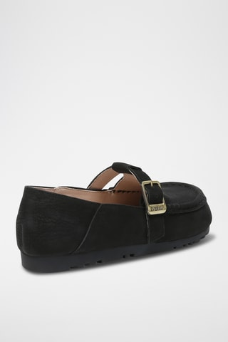 Mocassins cuir suédé Maria - Noir