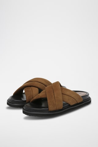 Schpaennubuck Muiltjes Rylan - Bruin