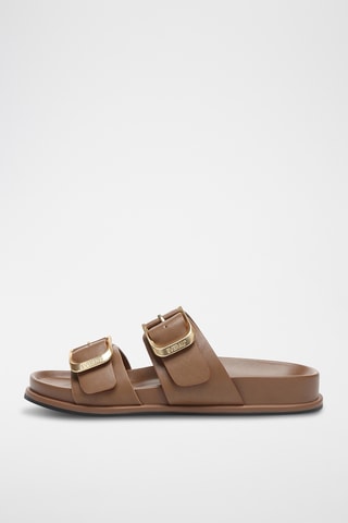 Mules en cuir Mounish - Marron
