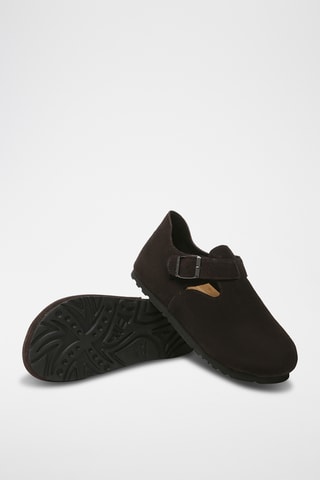 Nubuck Slip-ons Brookesandal - Bruin