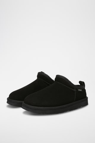 Mules en nubuck Quail - Noir