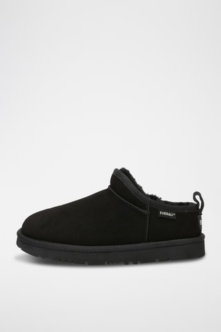 Mules en nubuck Quail - Noir