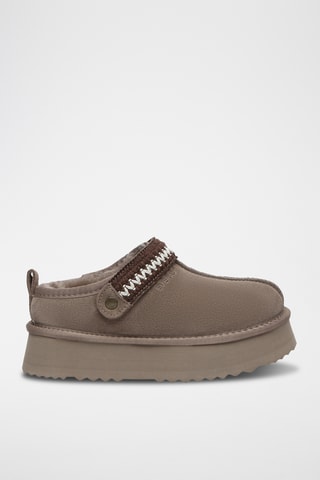 Suèdeleren Platform Clogs Maeve - Bruin