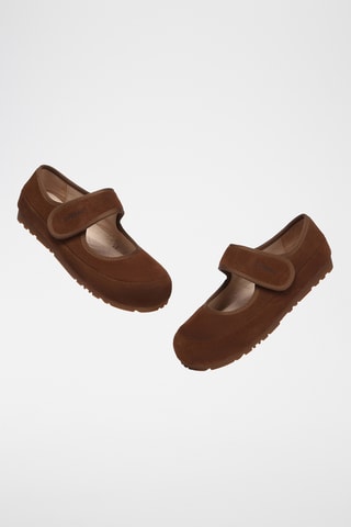 Ballerines en cuir suédé Malia - Marron