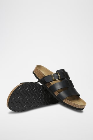 Mules en cuir Yates - Noir