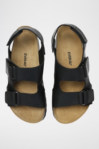 Sandales en cuir Yelena - Noir