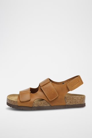 Sandales en cuir Yelena - Marron