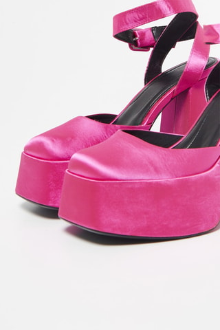 Chaussures à talons plateforme Rose
