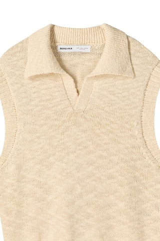 Gilet sans manches - Ecru