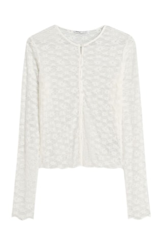 Gilet en dentelle - Ecru