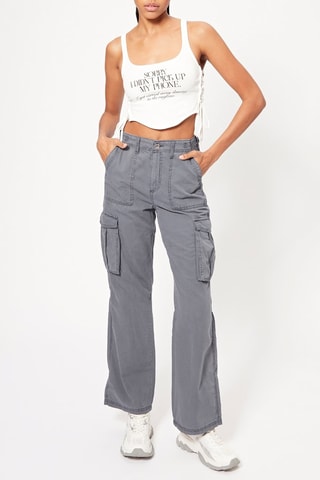 Pantalon cargo - Gris