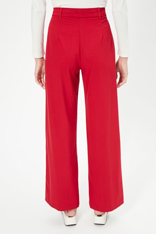 Pantalon wide legs 
Rouge
