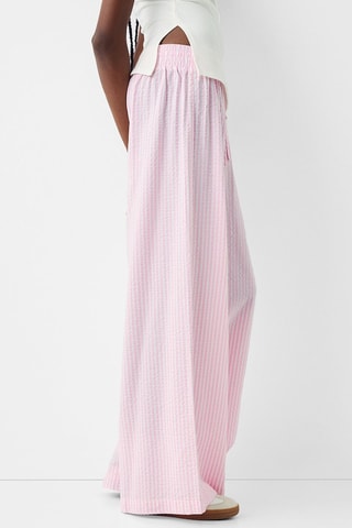 Pantalon wide legs - Rose