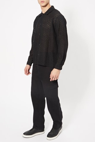 Pantalon cargo - Noir