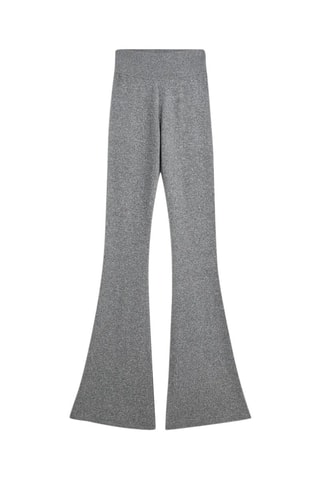 Pantalon taille haute - Gris