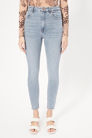 Jean skinny taille haute Ciel