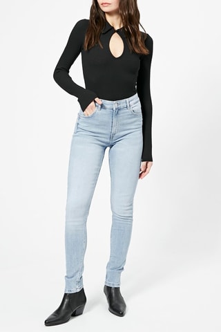 Jean skinny taille haute Ciel